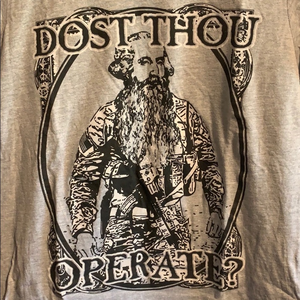 Patriotic Grunt Style T shirt - Worn once